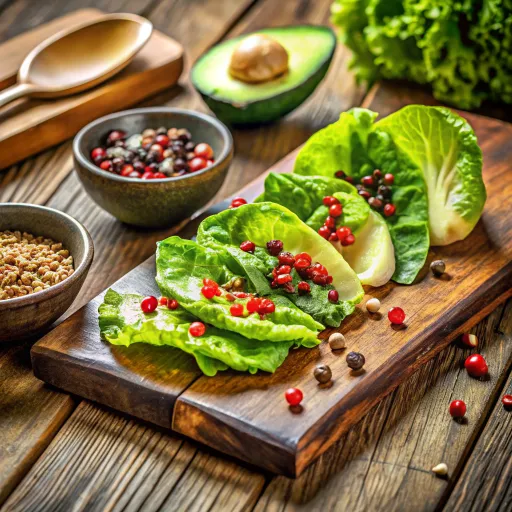 Avocado and Peppercorn Salad Wrap