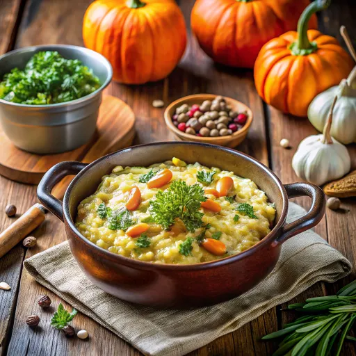 Herbed Veggie and Seed Risotto
